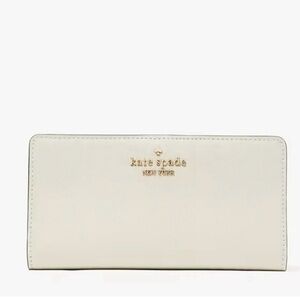 Kate Spade Madison Large Slim Bifold Wallet - Meringue